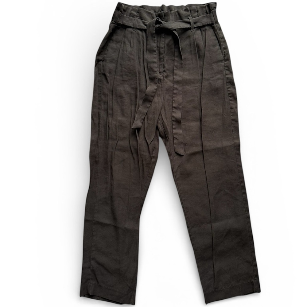 H&M Paper Bag Waist High Waisted Drawstring Pants
